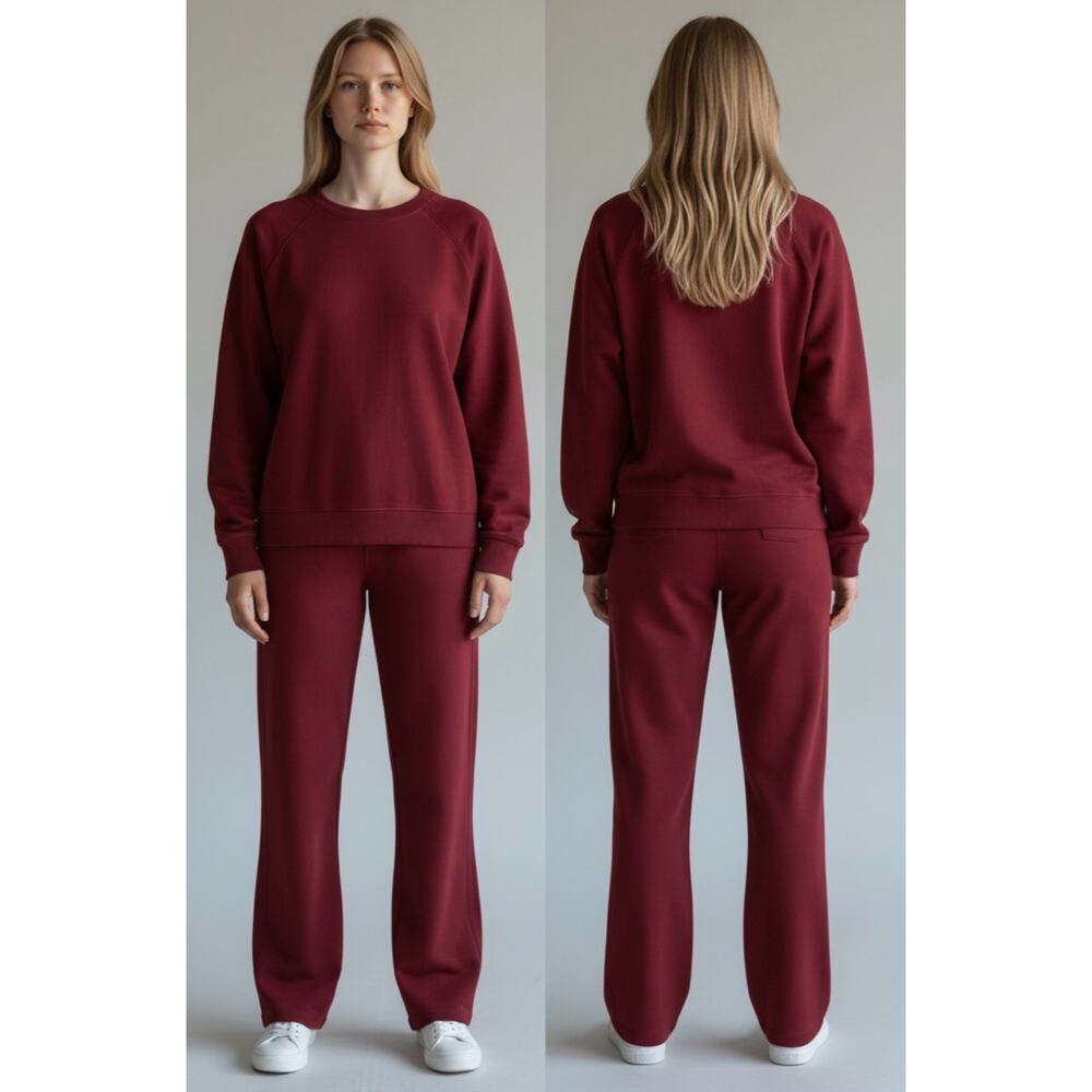 Victoria’s Secret Pink Long Sleeves Sweatshirt Sweatpants 2 piece set -L/G NWT